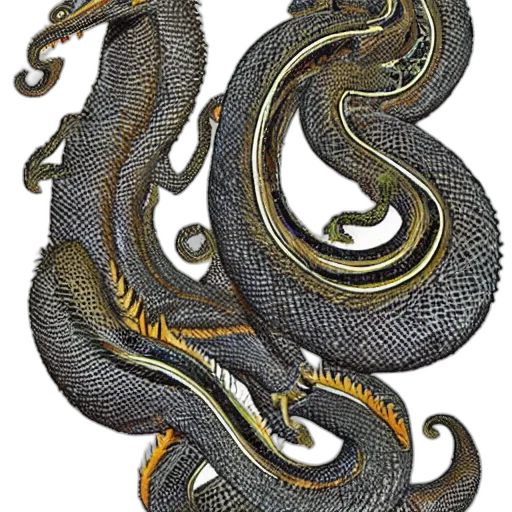 dragon, staff, jewelry, animal transparent PNG cut-out