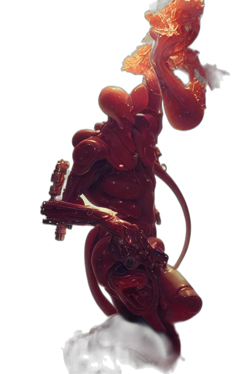 robot, staff, weapon, sword transparent PNG cut-out