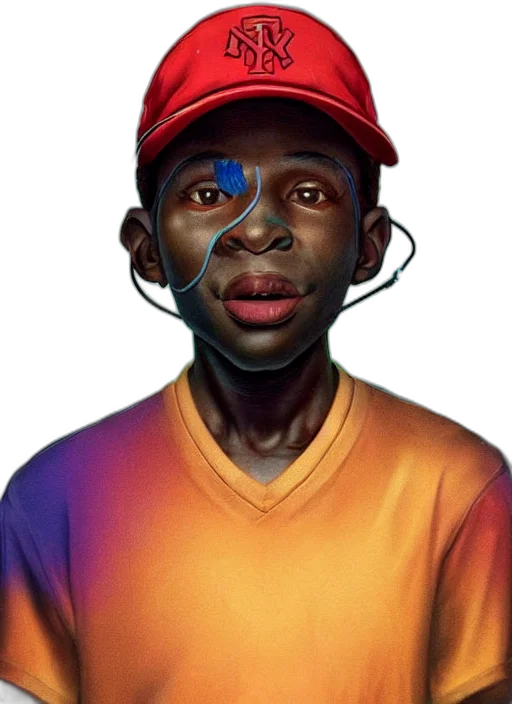 face, mask, hat, creature transparent PNG cut-out