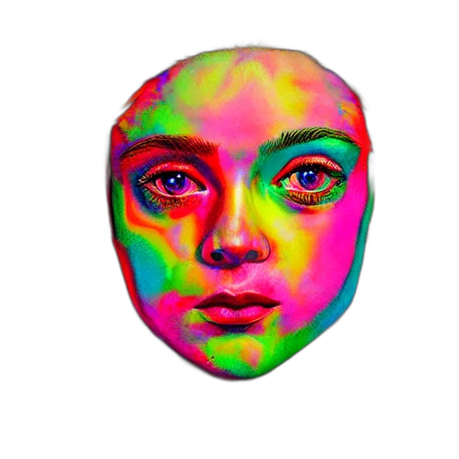 face, mask, creature, robot transparent PNG cut-out