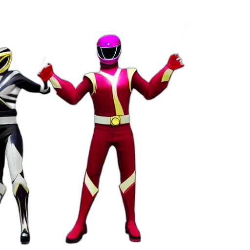 3d render, concept art, power, ranger transparent PNG cut-out