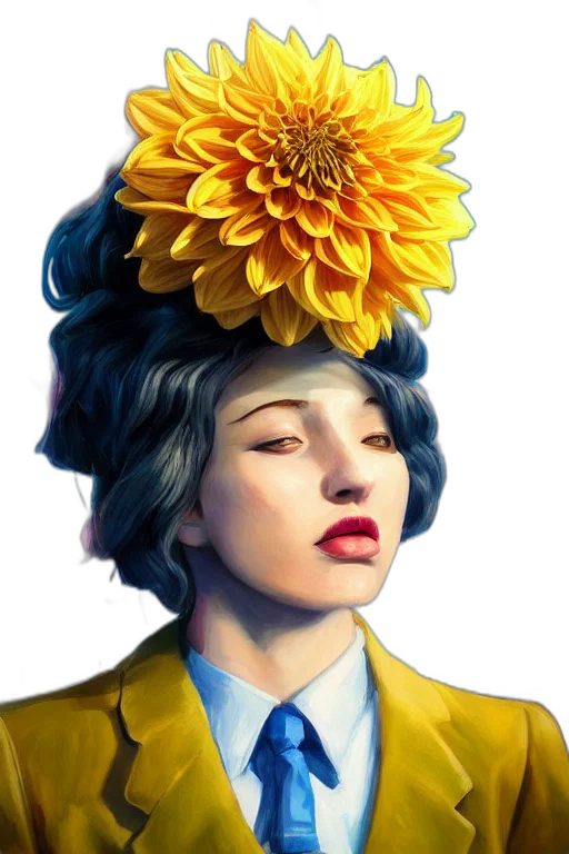crown, face, flower, hat transparent PNG cut-out