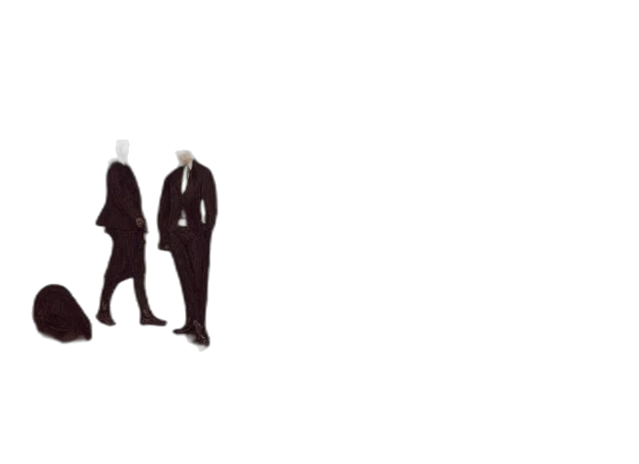 jacket, staff, mask, hair transparent PNG cut-out