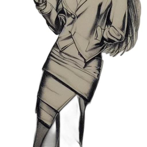staff, dress, jacket, creature transparent PNG cut-out