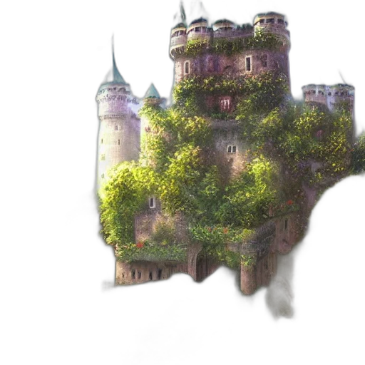 crown, building, concept art, fantasy art transparent PNG cut-out