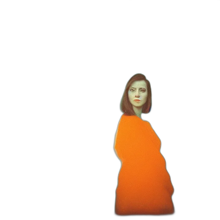 dress, face, hair, creature transparent PNG cut-out