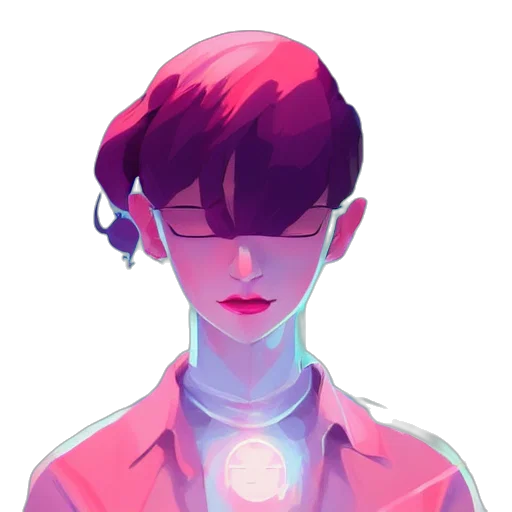 face, robot, jacket, staff transparent PNG cut-out