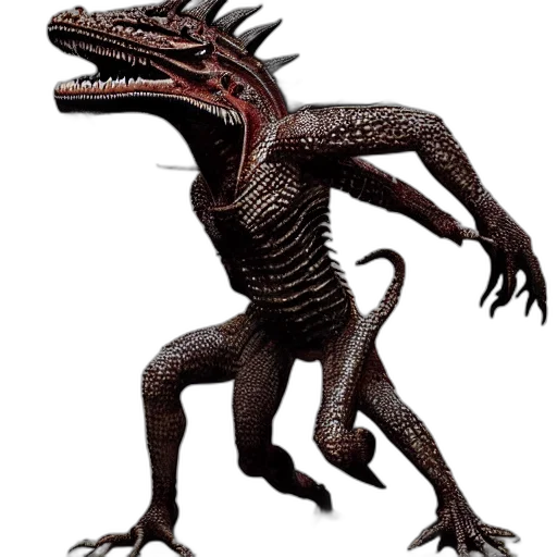 dragon, creature, animal, staff transparent PNG cut-out