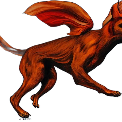 dragon, animal, creature, staff transparent PNG cut-out