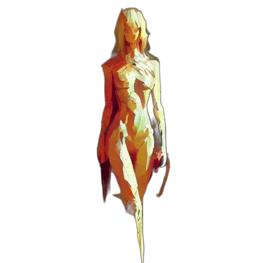 dress, creature, staff, food transparent PNG cut-out