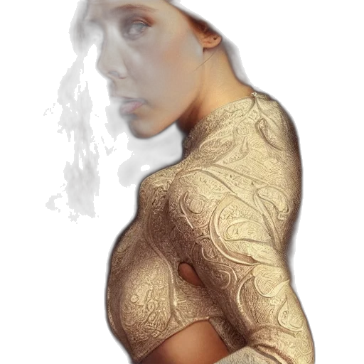 dress, jewelry, face, mask transparent PNG cut-out