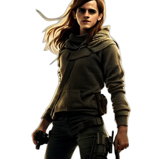 jacket, weapon, concept art, comic book art transparent PNG cut-out