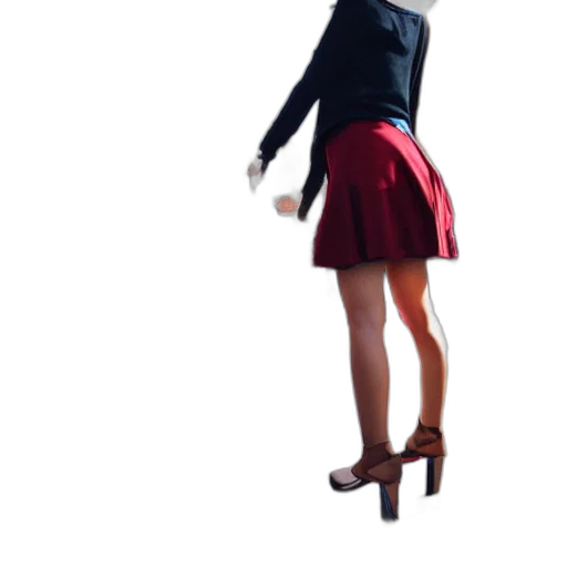 dress, jacket, shoes, staff transparent PNG cut-out