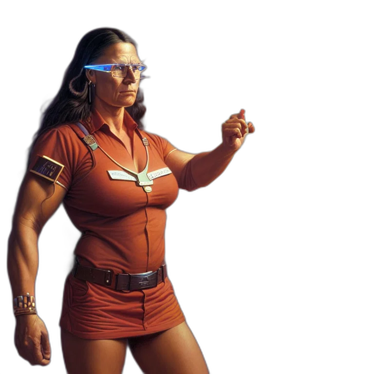 staff, comic book art, concept art, 3d render transparent PNG cut-out