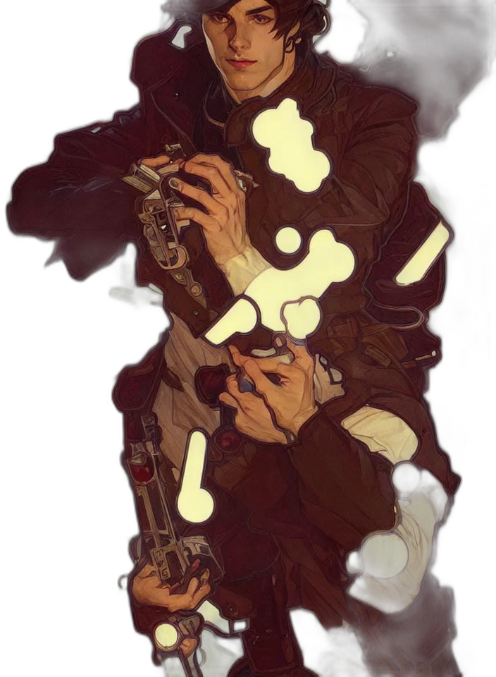 mask, jacket, staff, face transparent PNG cut-out