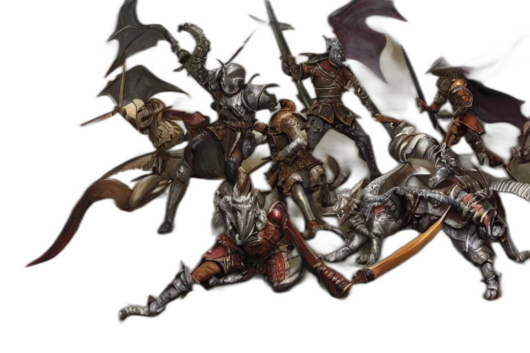 sword, dragon, weapon, staff transparent PNG cut-out