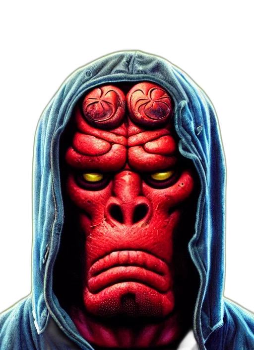 mask, face, jacket, creature transparent PNG cut-out