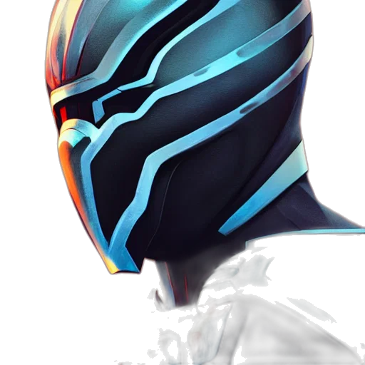 mask, robot, face, crown transparent PNG cut-out