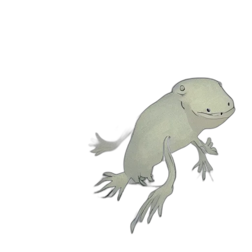 creature, dragon, animal, staff transparent PNG cut-out