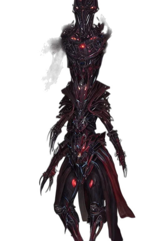 creature, mask, staff, robot transparent PNG cut-out