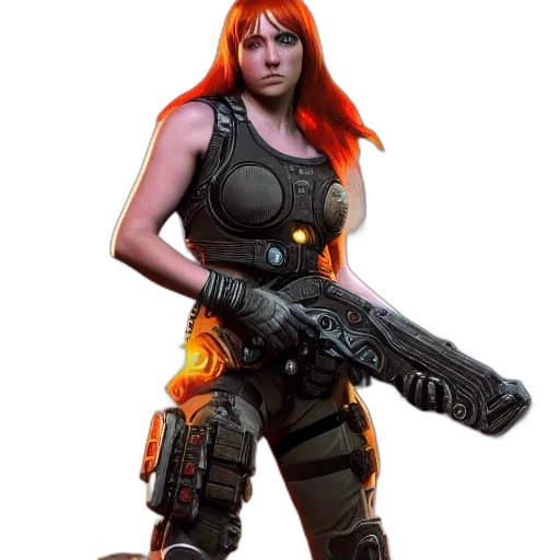 weapon, staff, concept art, 3d render transparent PNG cut-out