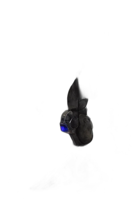 mask, hat, shoes, staff transparent PNG cut-out
