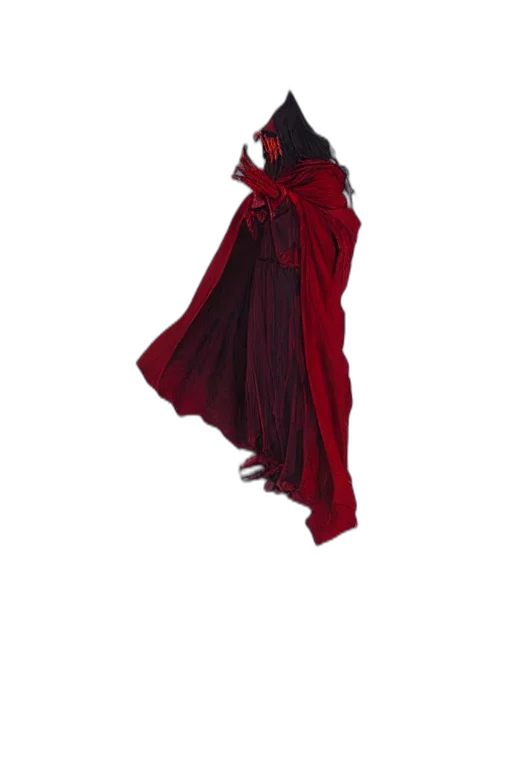 dress, umbrella, jacket, staff transparent PNG cut-out