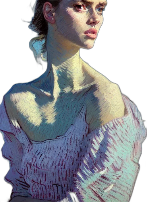 dress, face, jewelry, jacket transparent PNG cut-out