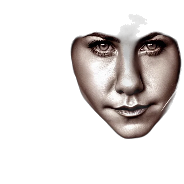 face, mask, crown, robot transparent PNG cut-out