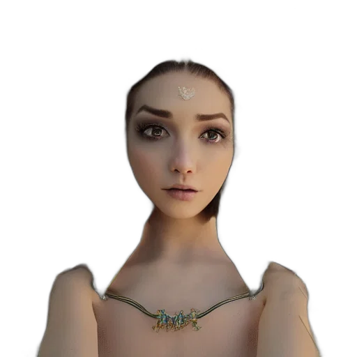 jewelry, face, robot, crown transparent PNG cut-out