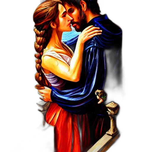 dress, oil painting, fantasy art, photorealistic transparent PNG cut-out