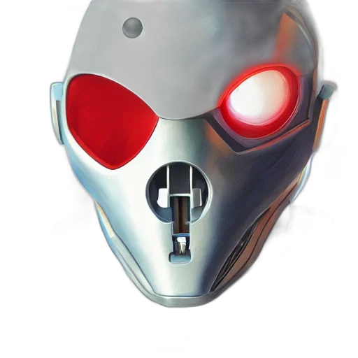 mask, robot, face, weapon transparent PNG cut-out
