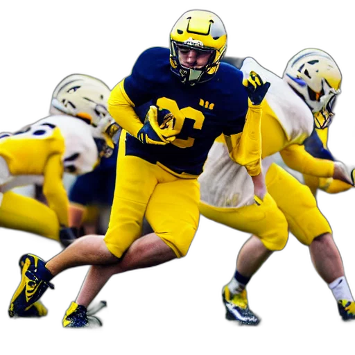 university, michigan, football, game transparent PNG cut-out
