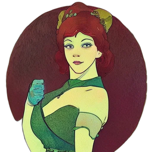 staff, crown, dress, fantasy art transparent PNG cut-out