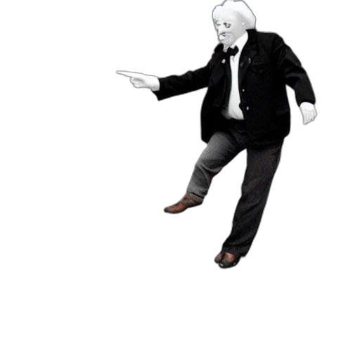 shoes, staff, creature, jacket transparent PNG cut-out