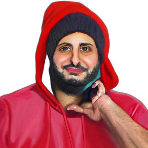 jacket, face, animal, hat transparent PNG cut-out