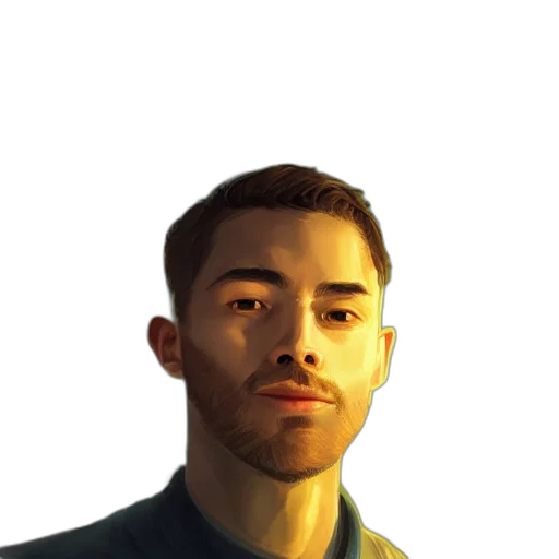 face, staff, animal, jacket transparent PNG cut-out