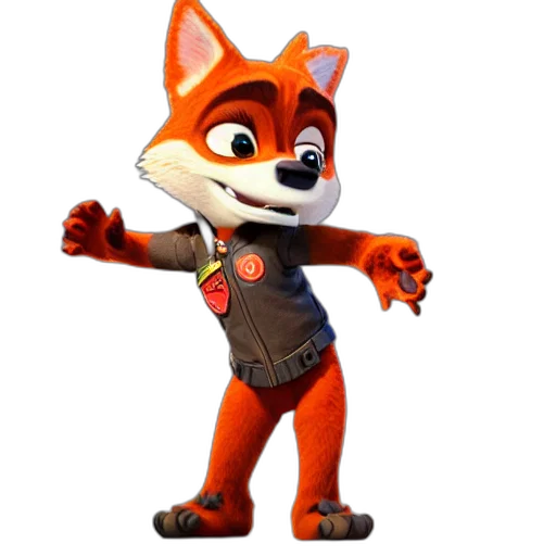 staff, jacket, animal, weapon transparent PNG cut-out