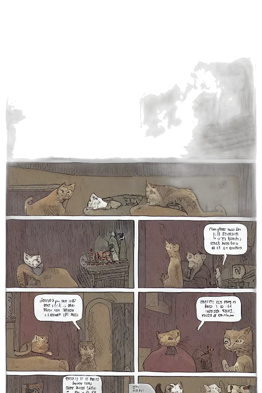 concept art, comic book art, fire, fog transparent PNG cut-out
