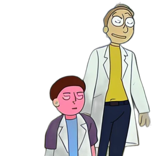 jacket, staff, concept art, cartoon transparent PNG cut-out