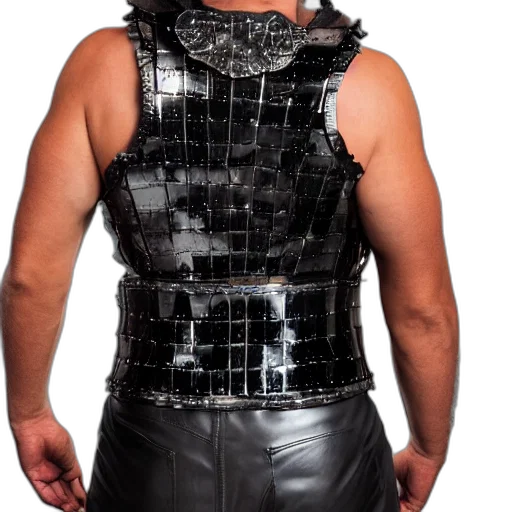 jacket, robot, dress, cyberpunk transparent PNG cut-out
