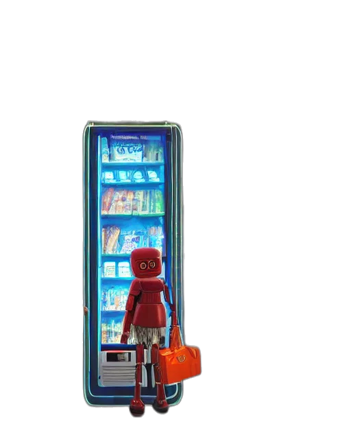 robot, bottle, staff, food transparent PNG cut-out