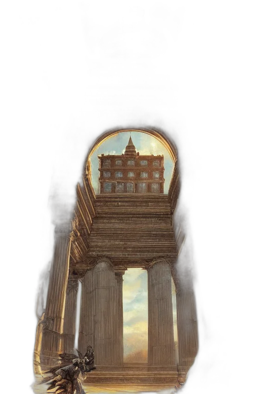 building, staff, crown, furniture transparent PNG cut-out