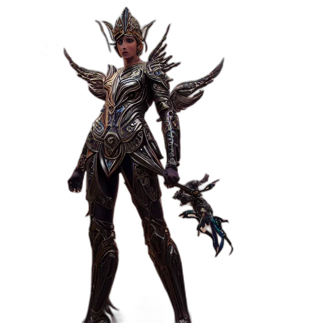 staff, dragon, creature, concept art transparent PNG cut-out