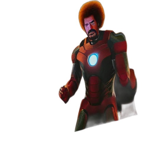 robot, concept art, comic book art, 3d render transparent PNG cut-out