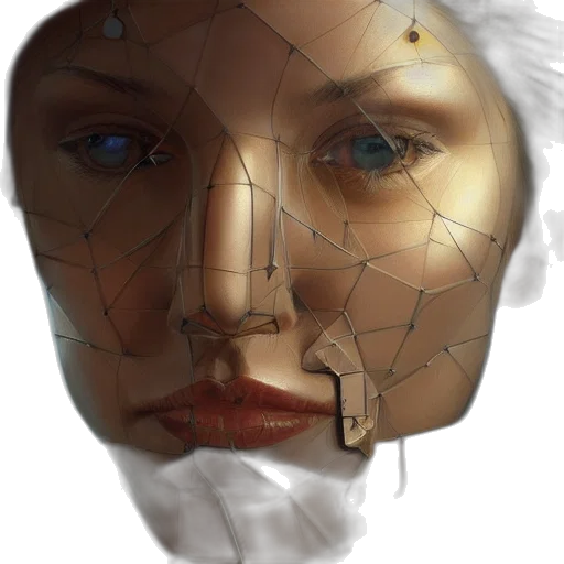 mask, face, robot, jewelry transparent PNG cut-out
