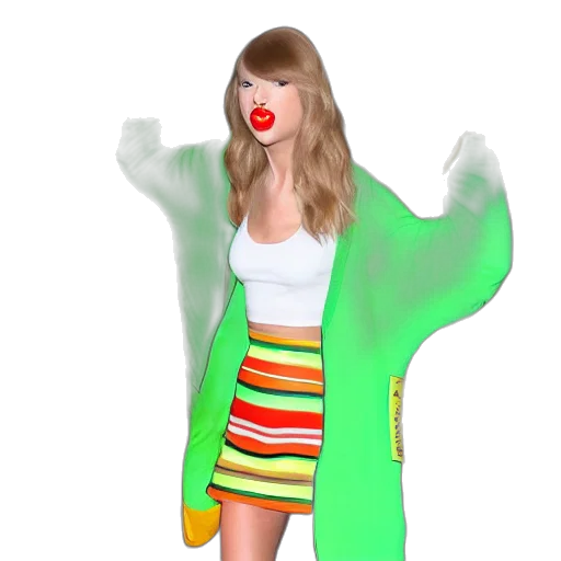 jacket, dress, creature, 3d render transparent PNG cut-out