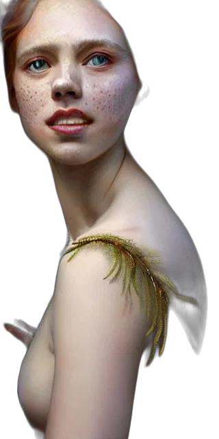 creature, hair, jewelry, mask transparent PNG cut-out