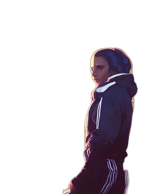 jacket, 3d render, concept art, photorealistic transparent PNG cut-out
