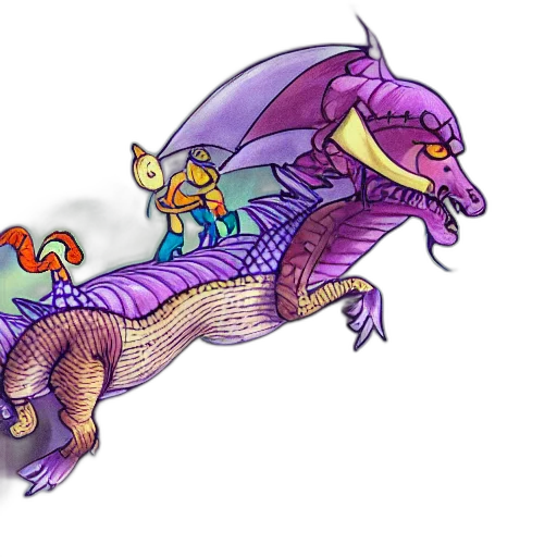 dragon, creature, concept art, pixel art transparent PNG cut-out